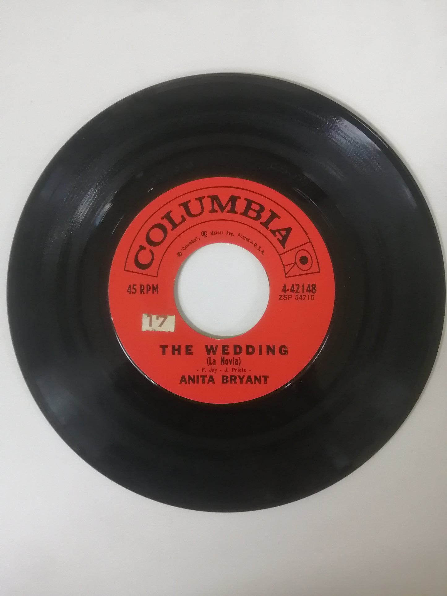 VINILO ANITA BRYANT - THE WEDDING / SEVEN KINDS OF LOVESOME