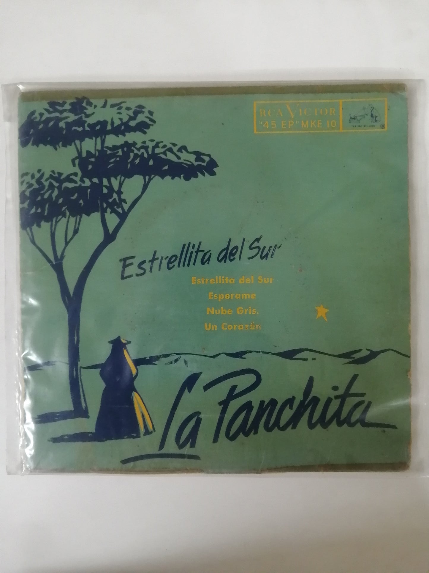 VINILO LA PANCHITA - ESTRELLITA DEL SUR - ESPERAME / NUBE GRIS - UN CORAZON