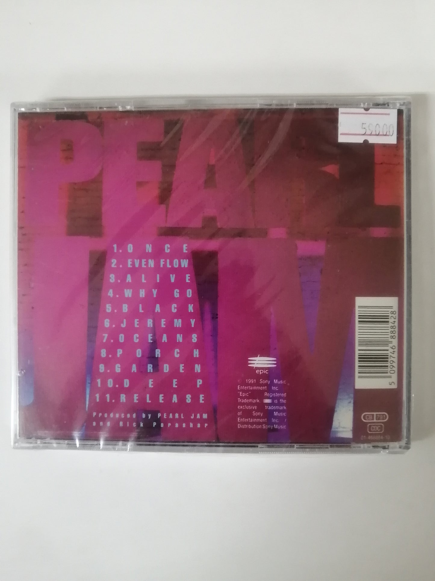 CD PEARL JAM - TEN