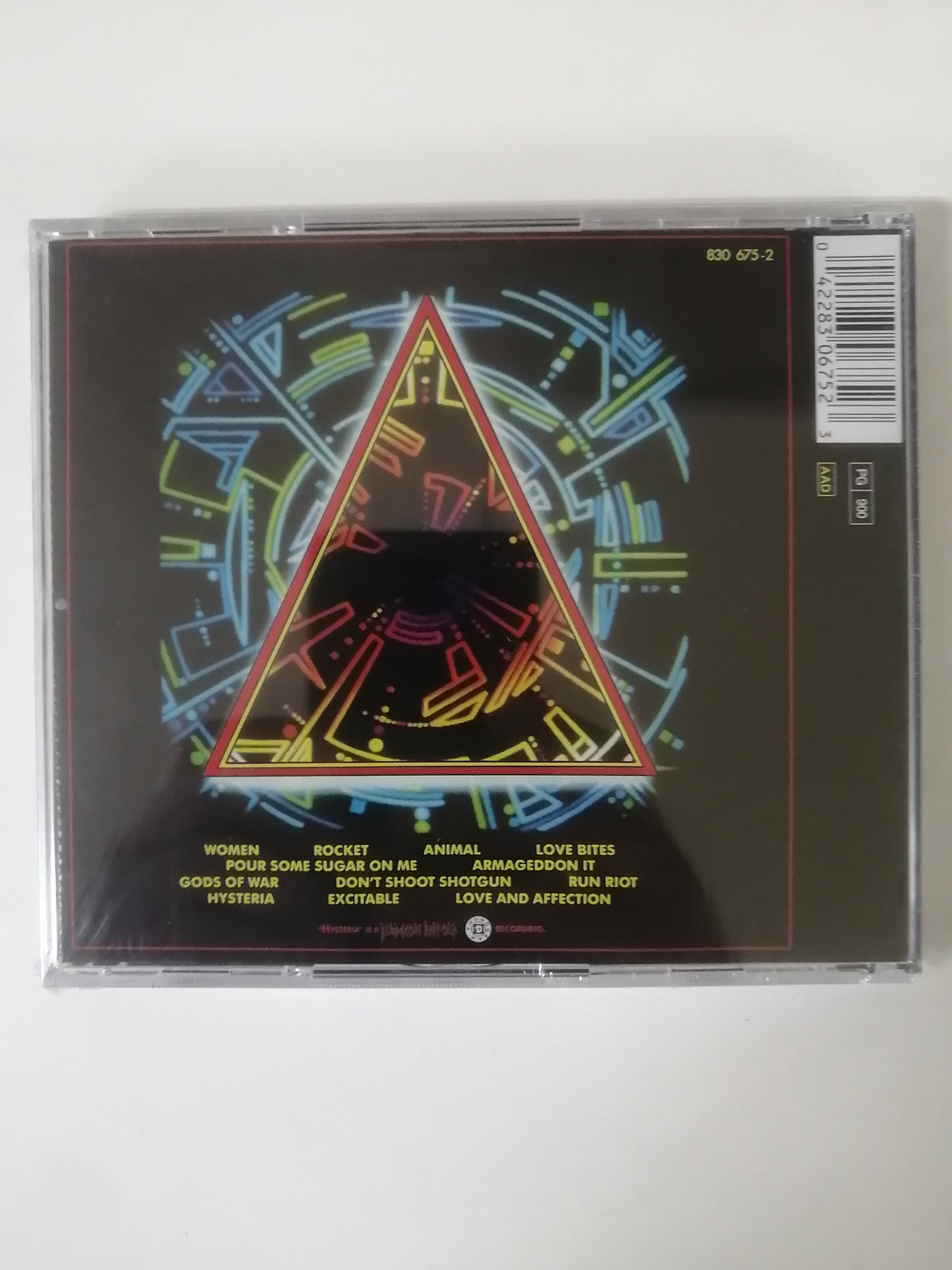 CD DEF LEPPARD - HYSTERIA