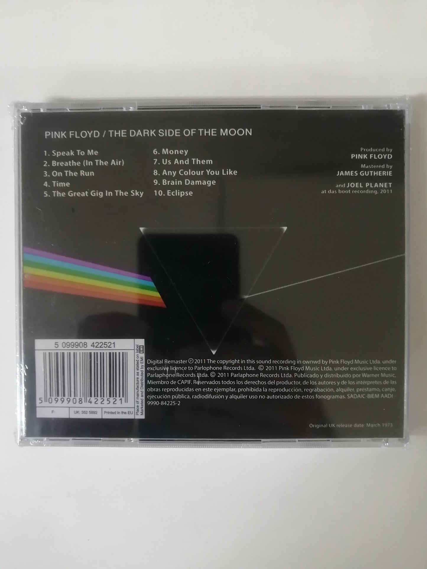 CD PINK FLOYD - DARK SIDE OF THE MOON