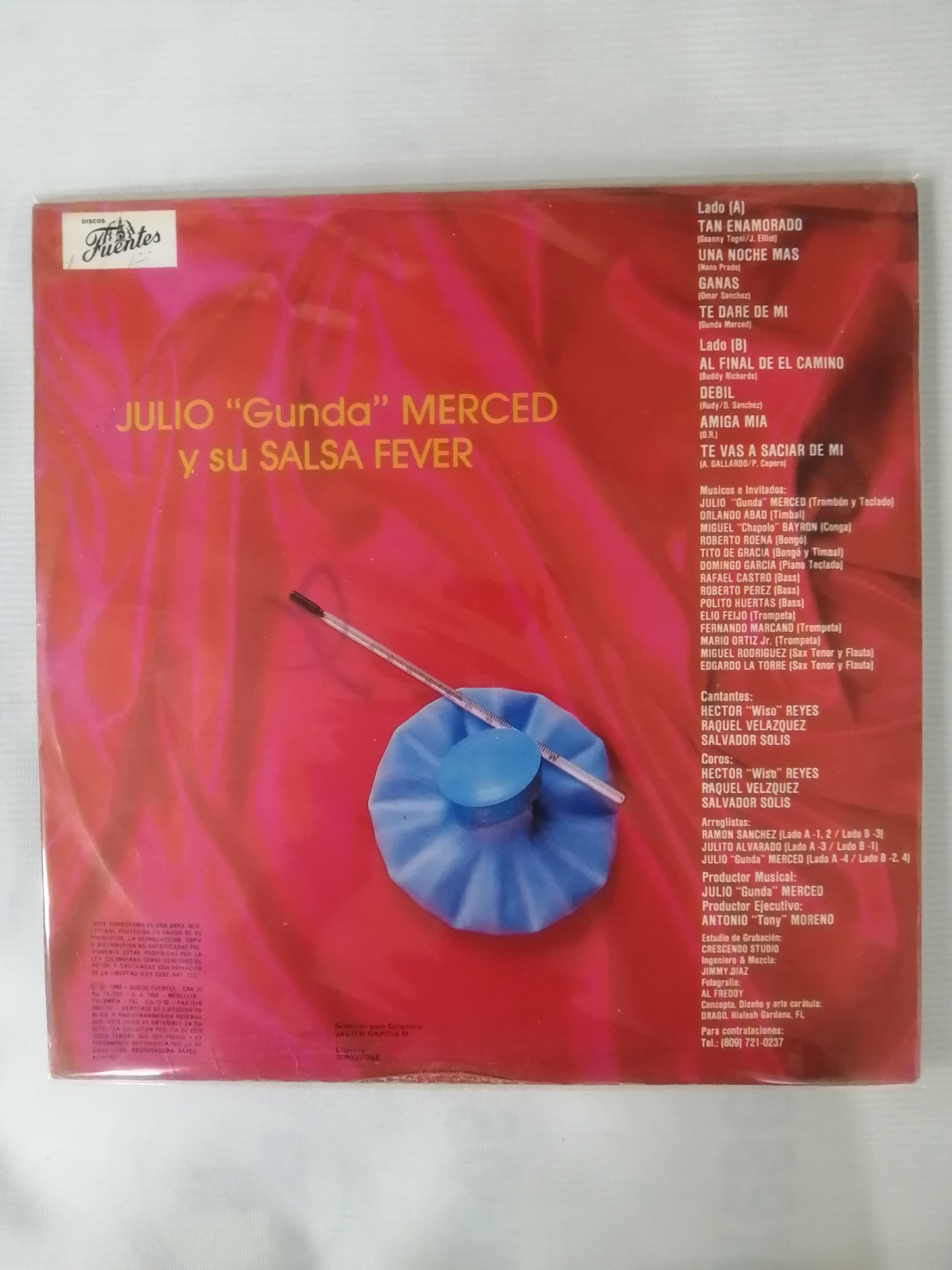 LP JULIO "GUNDA" MERCED Y SU SALSA FEVER - SALSA FEVER