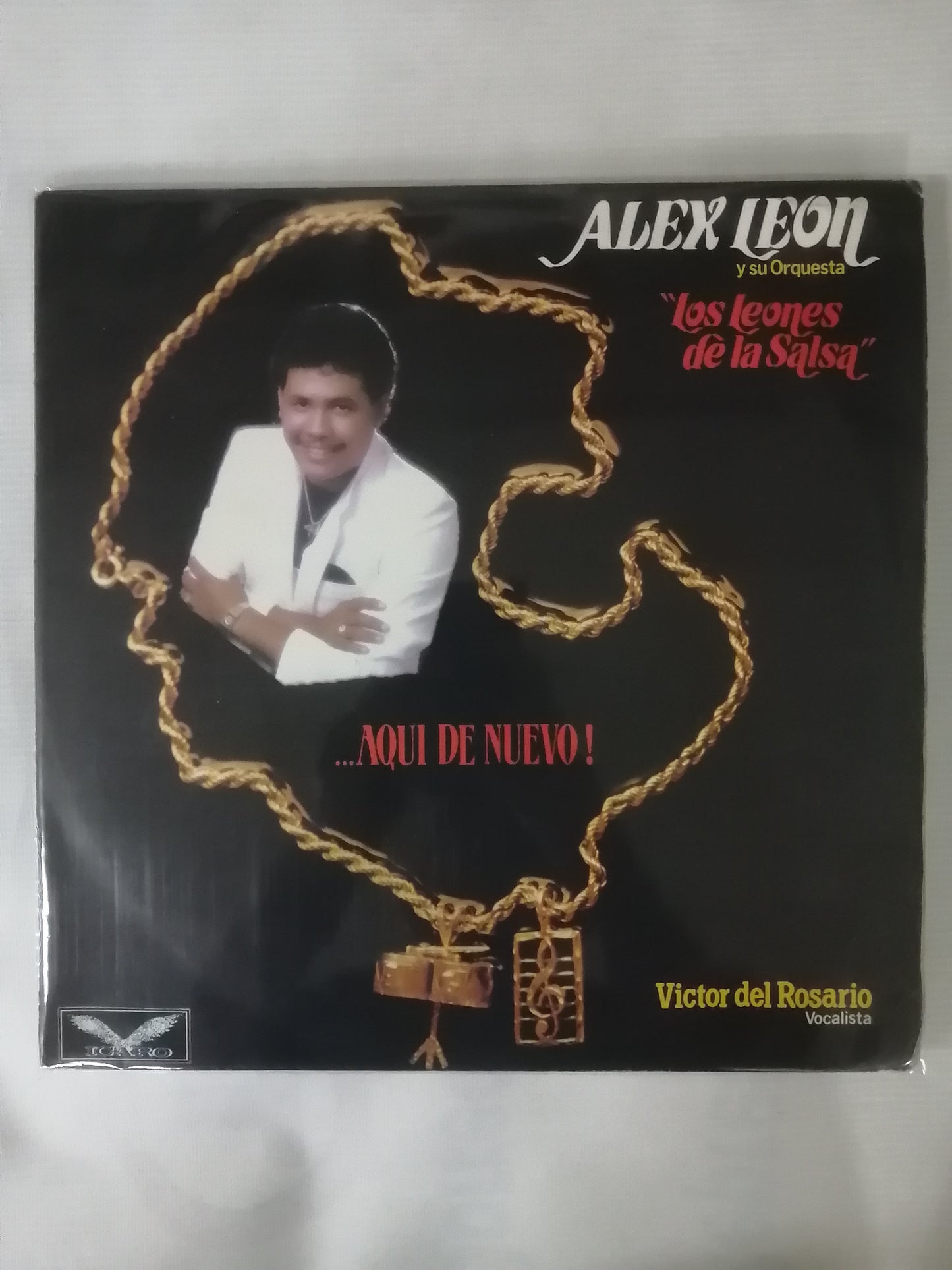 LP ALEX LEON Y SU ORQUESTA "LOS LEONES DE LA SALSA" - AQUI DE NUEVO