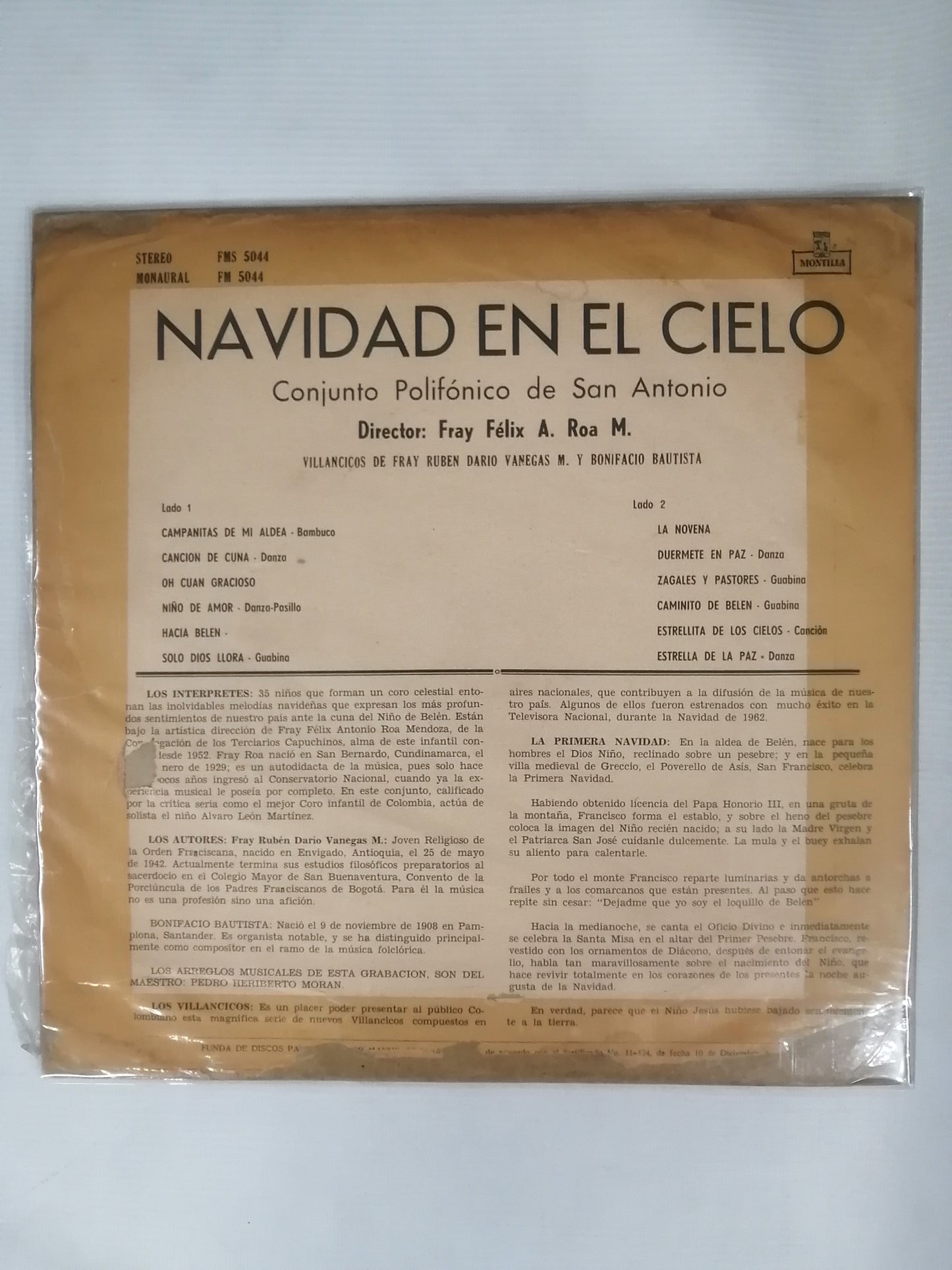 LP CONJUNTO POLIFÓNICO DE SAN ANTONIO - NAVIDAD EN EL CIELO