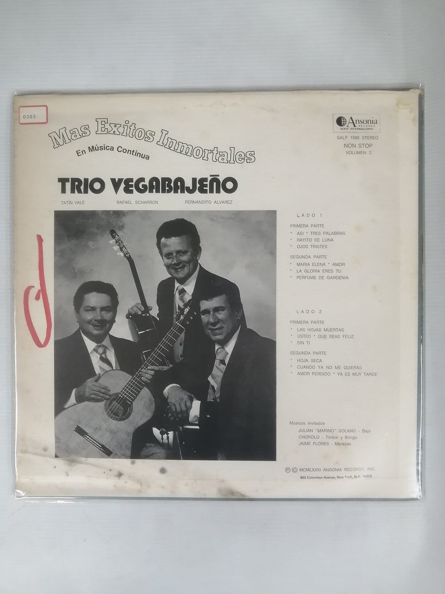 LP TRIO VEGABAJEÑO - MAS EXITOS INMORTALES - MÚSICA CONTINUA