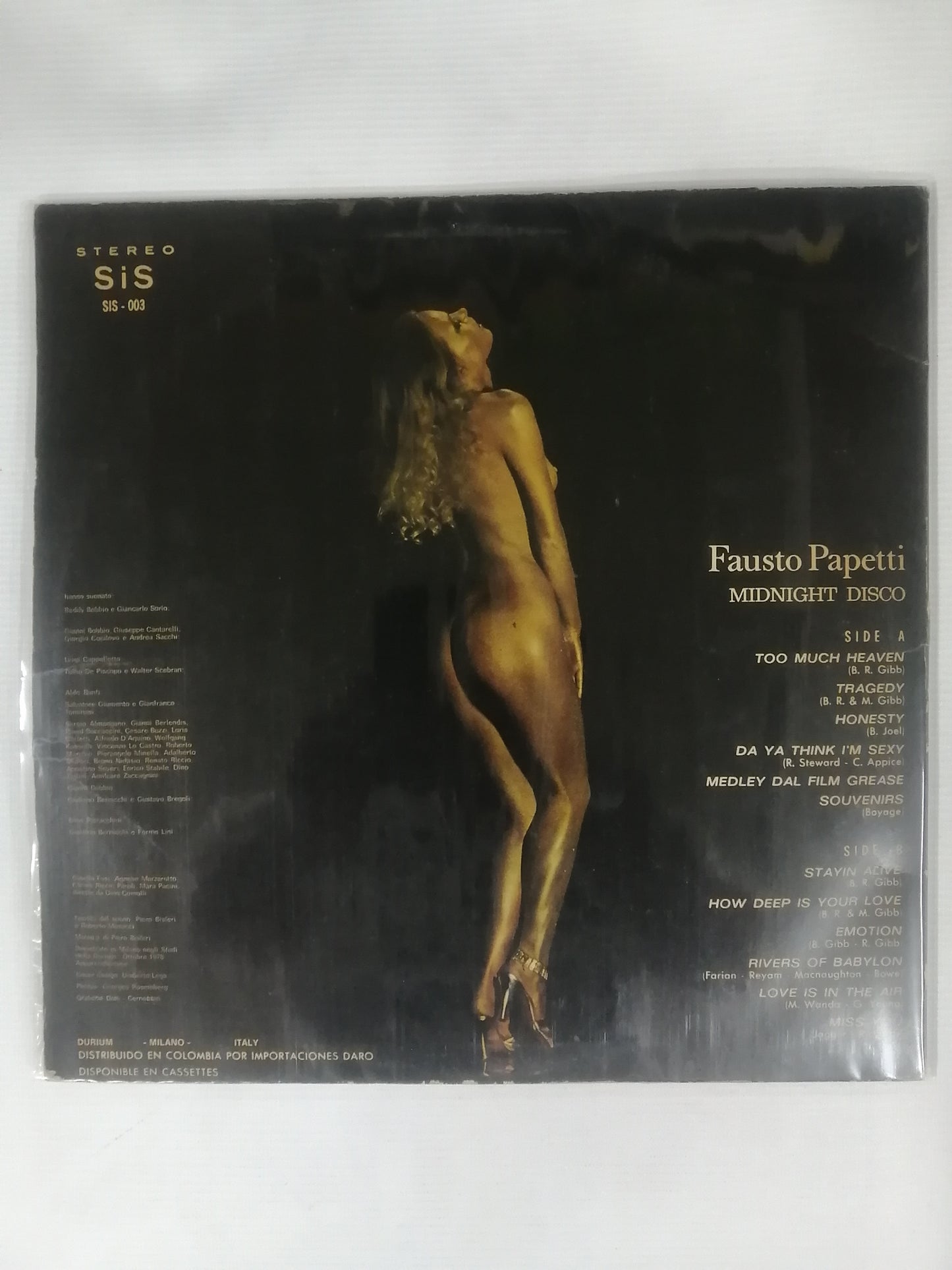 LP FAUSTO PAPETTI - MIDNIGHT DISCO