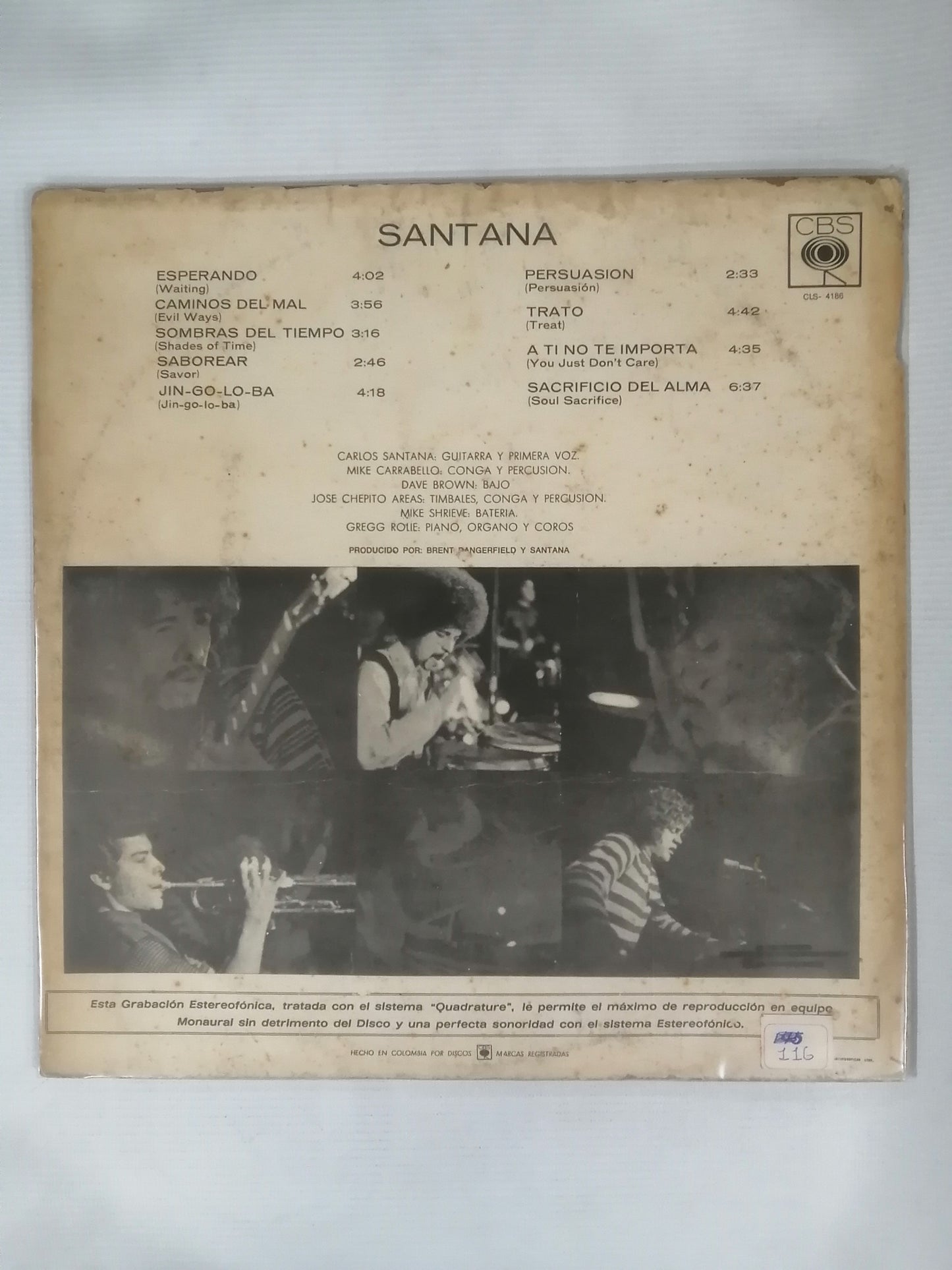 LP SANTANA - SANTANA