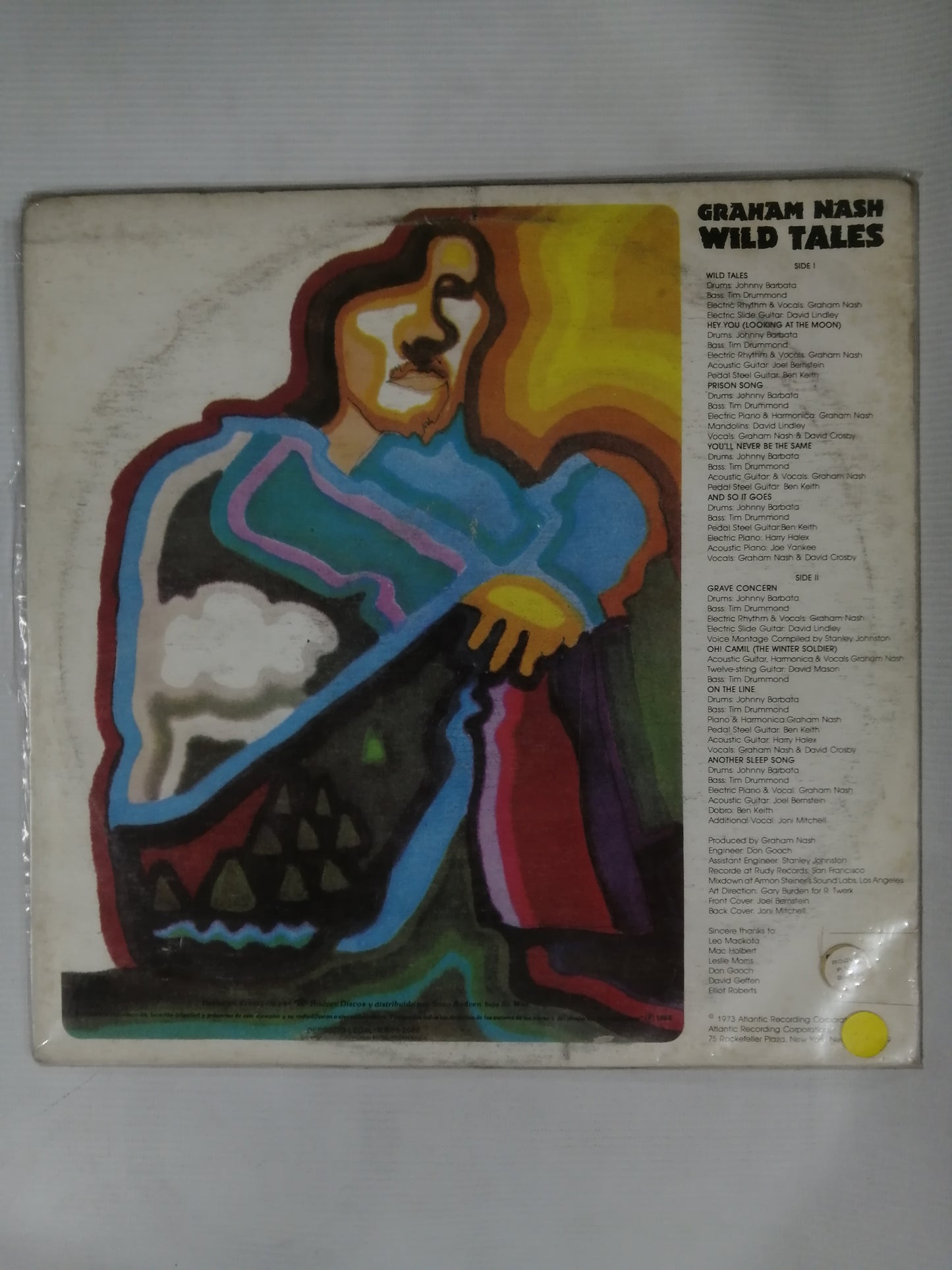 LP GRAHAM NASH - WILD TALES