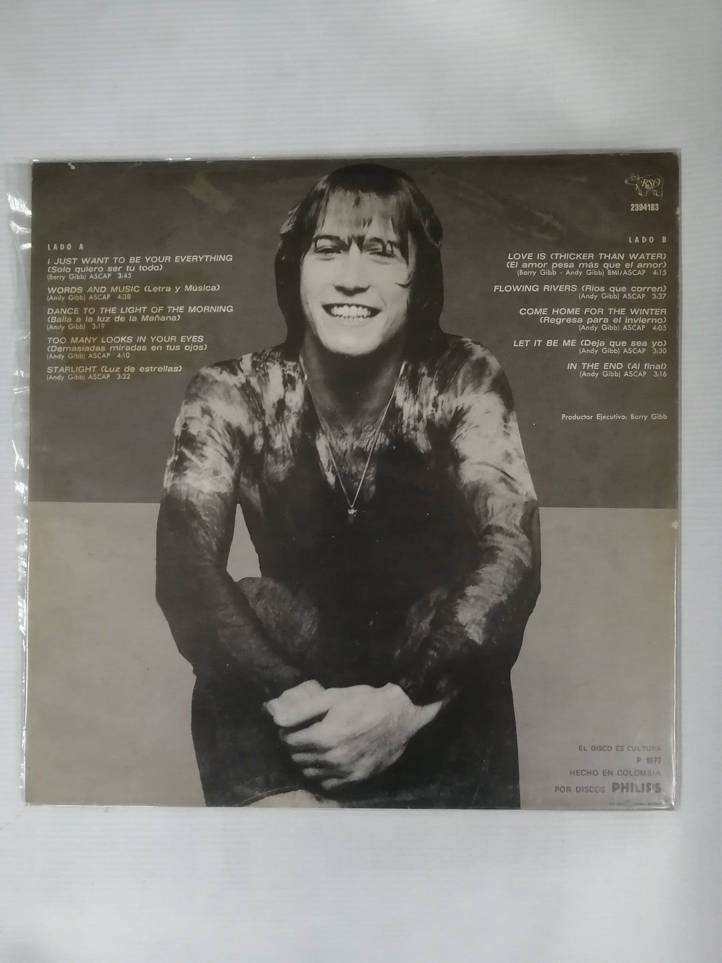 LP ANDY GIBB - FLOWING RIVERS