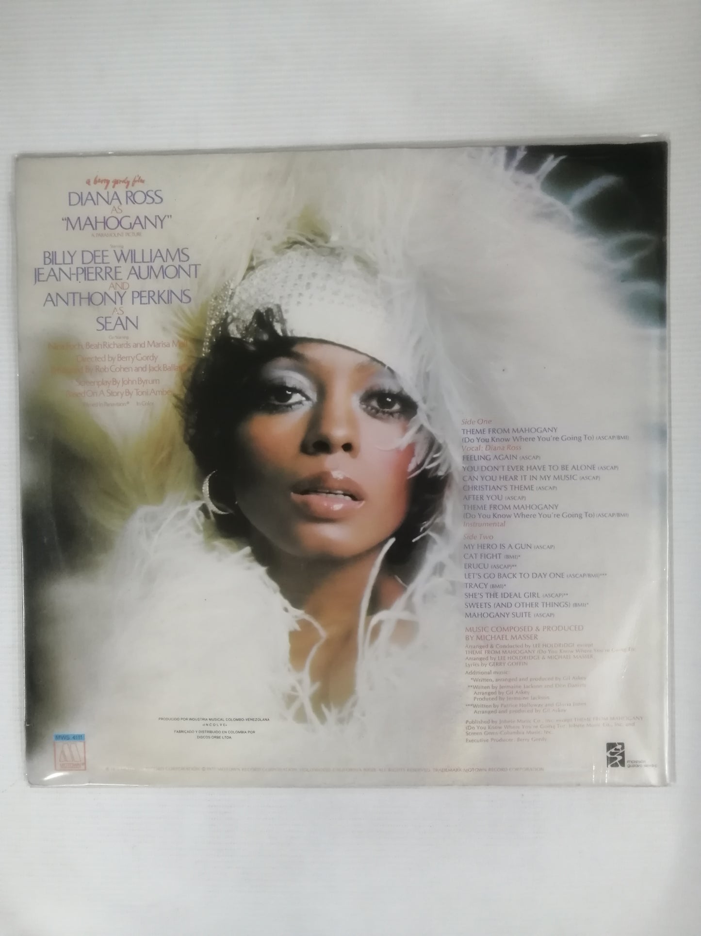 LP DIANA ROSS - DIANA ROSS AS MAHOGANY - THE ORIGINAL SOUNDTRACK