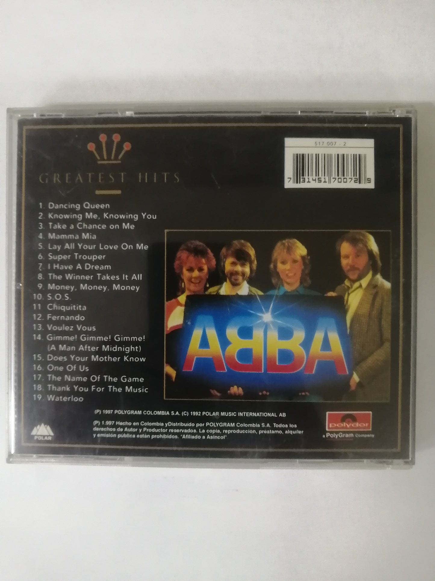 CD ABBA - GOLD - GREATEST HITS