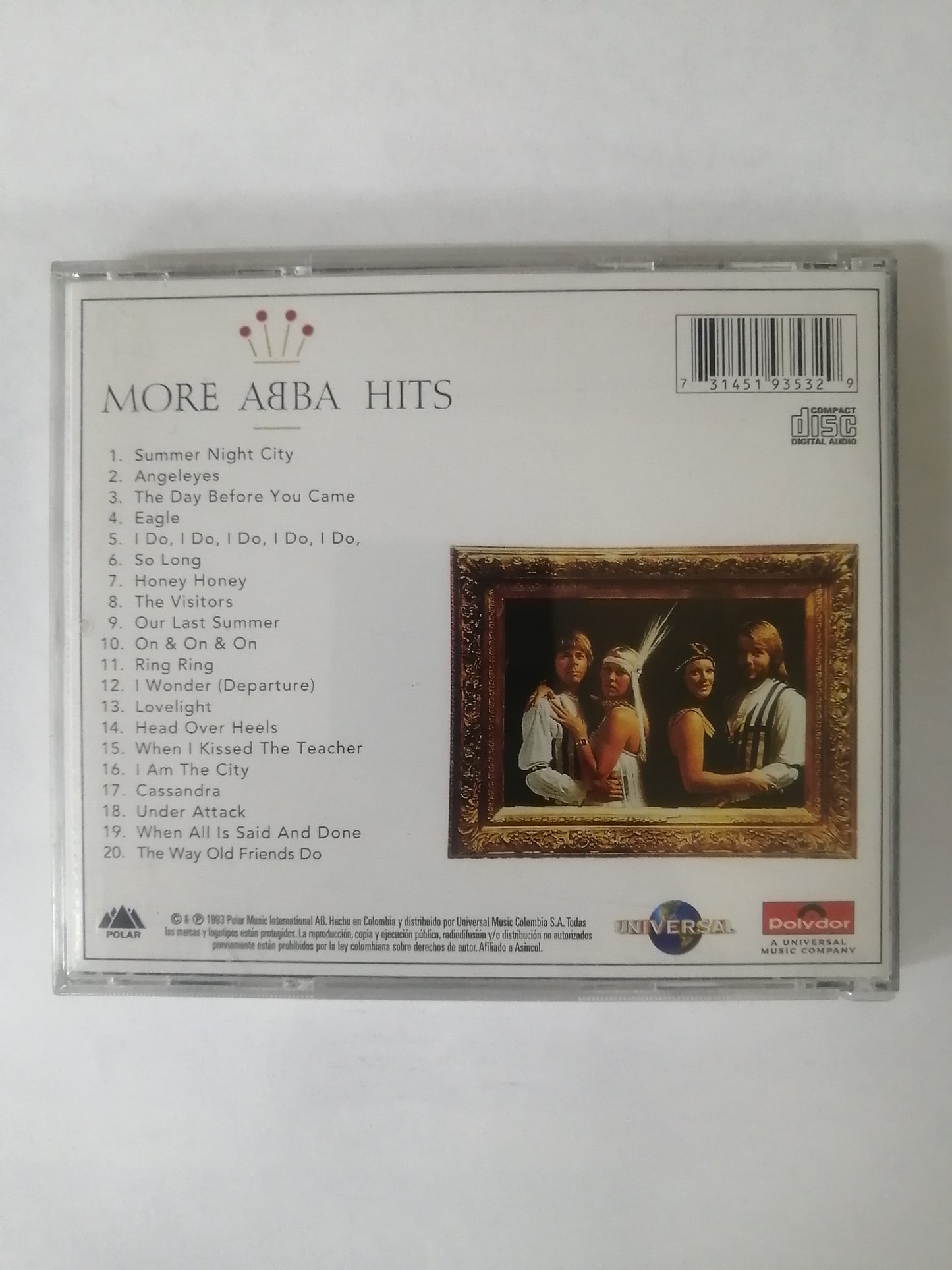 CD ABBA - MORE ABBA GOLD - MORE ABBA HITS