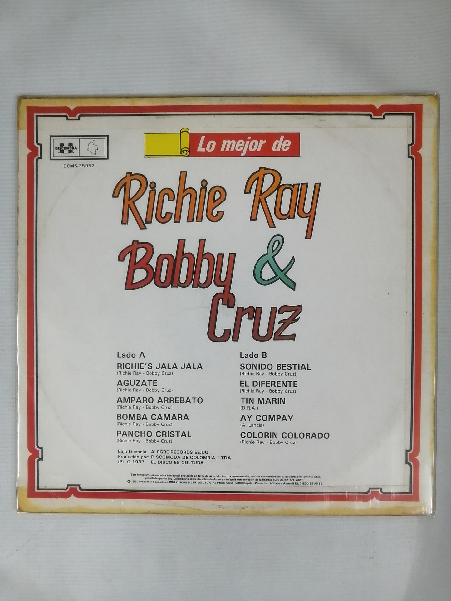 LP RICHIE RAY & BOBBY CRUZ - LO MEJOR DE RICHIE RAY & BOBBY CRUZ