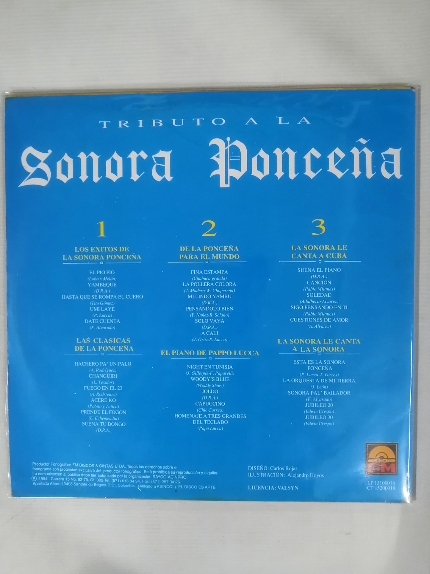 LP SONORA PONCEÑA - TRIBUTO A LA SONORA PONCEÑA - VINYL X 3