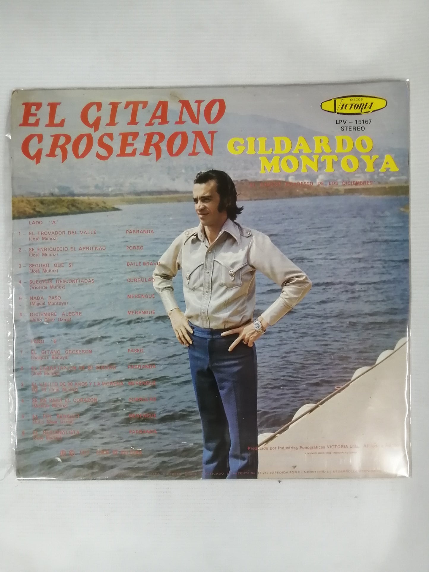 LP GILDARDO MONTOYA Y SU CONJUNTO - EL GITANO GROSERON