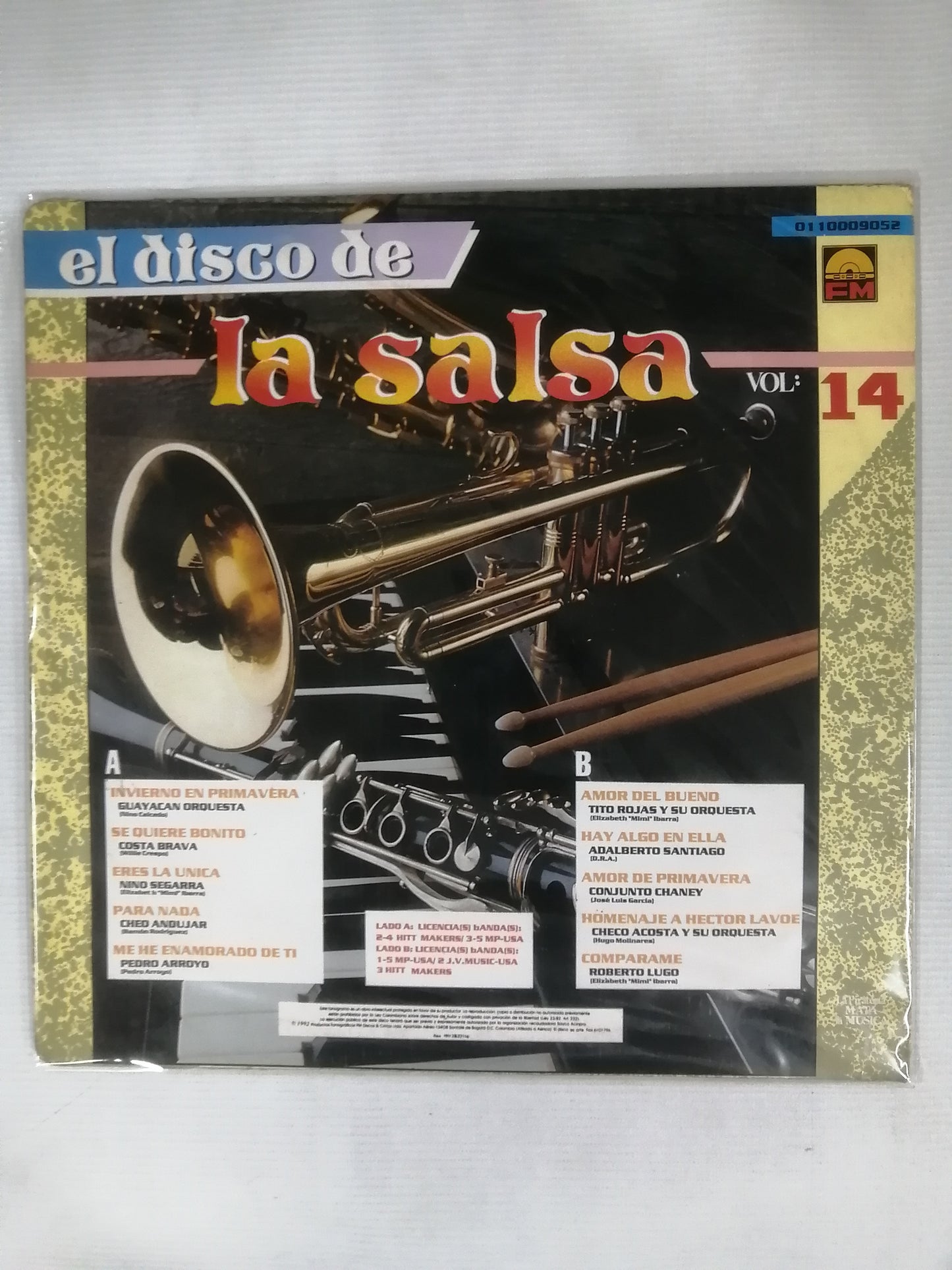 LP EL DISCO DE LA SALSA - EL DISCO DE LA SALSA VOL. 14