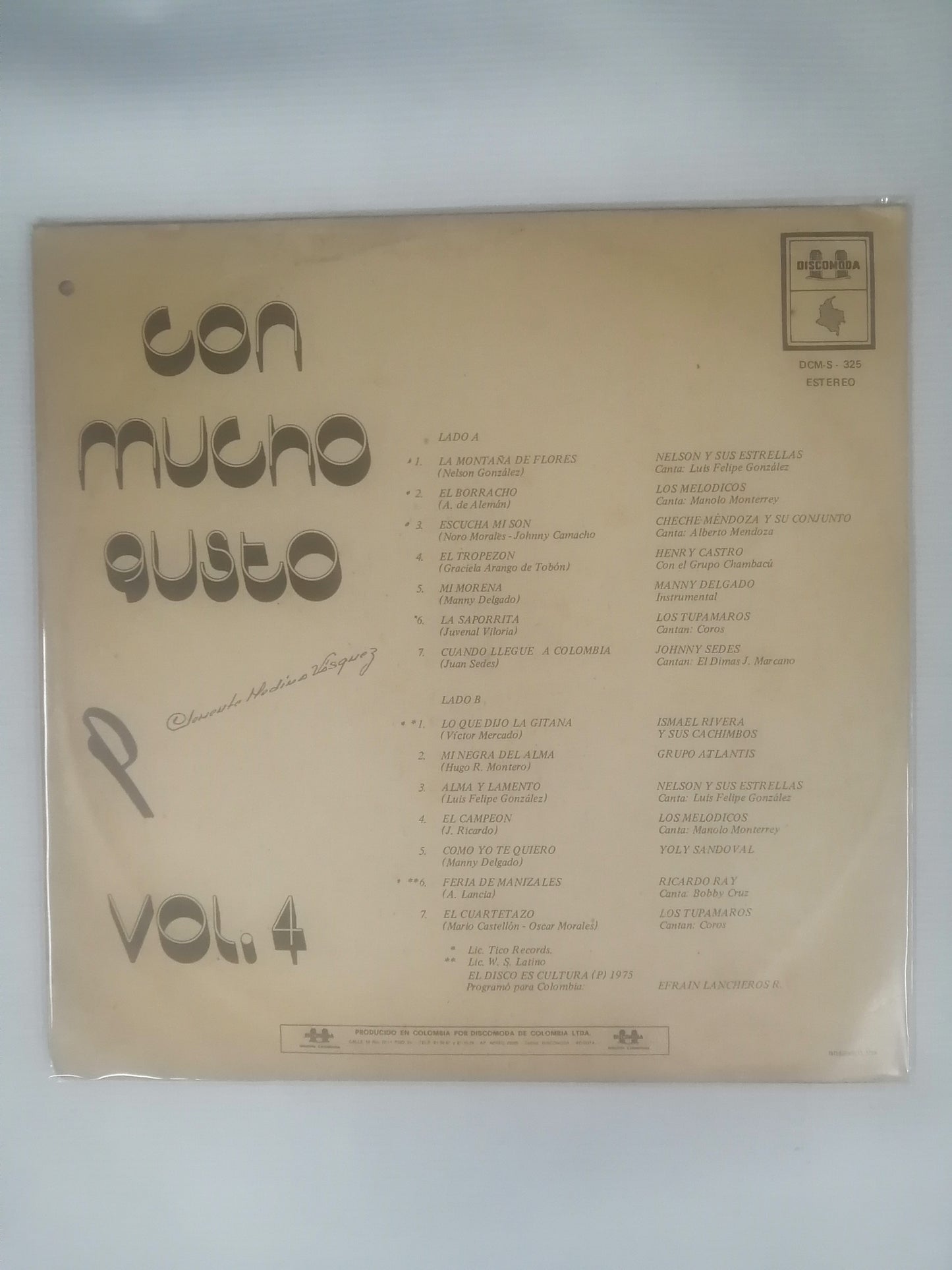 LP CON MUCHO GUSTO - CON MUCHO GUSTO VOL. 4