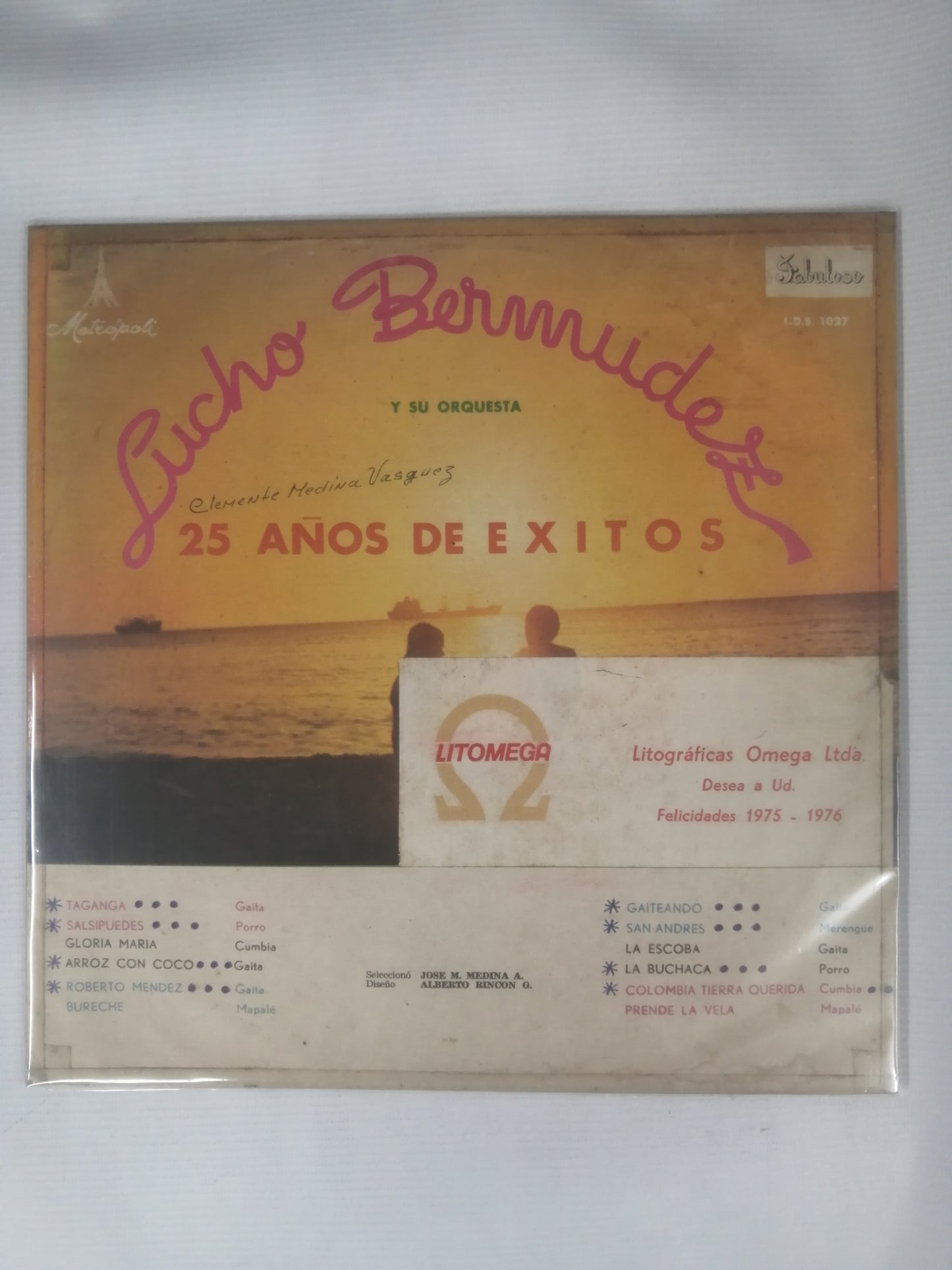 LP LUCHO BERMUDEZ Y SU ORQUESTA - 25 AÑOS DE EXITOS