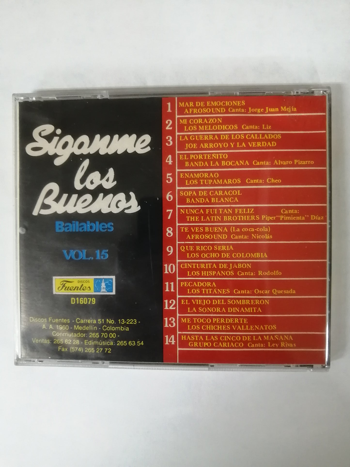 CD SIGANME LOS BUENOS BAILABLES - SIGANME LOS BUENOS BAILABLES VOL. 15