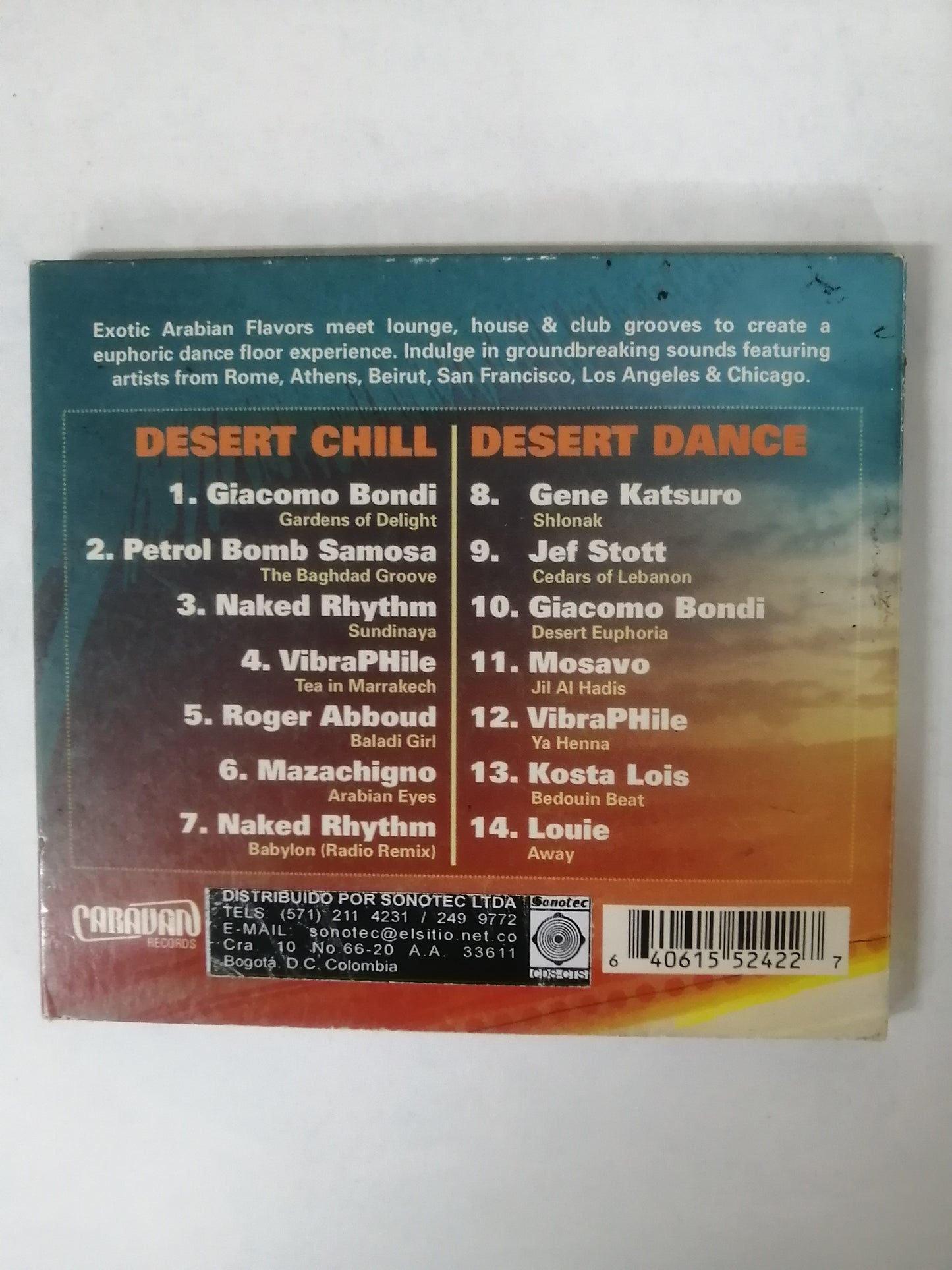 CD ELECTRIC OASIS 2 - DESERT CHILL - DESERT DANCE