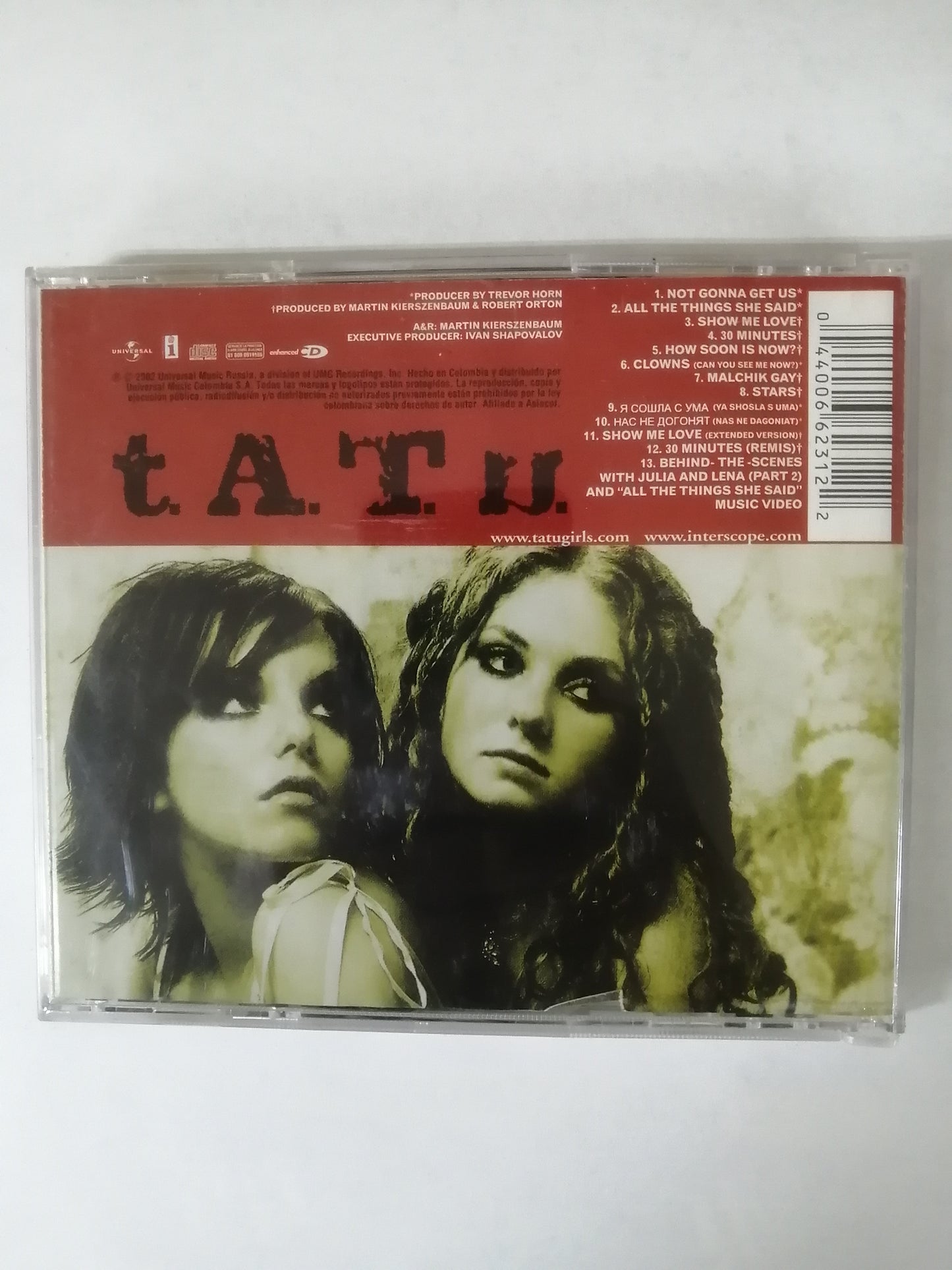 CD t.A.T.u. - 200 KM/H IN THE WRONG LINE