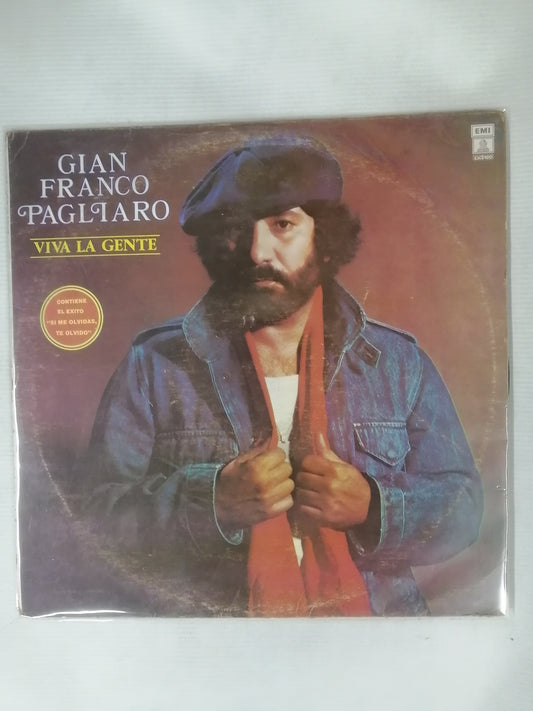 LP GIAN FRANCO PAGLIARO - VIVA LA GENTE