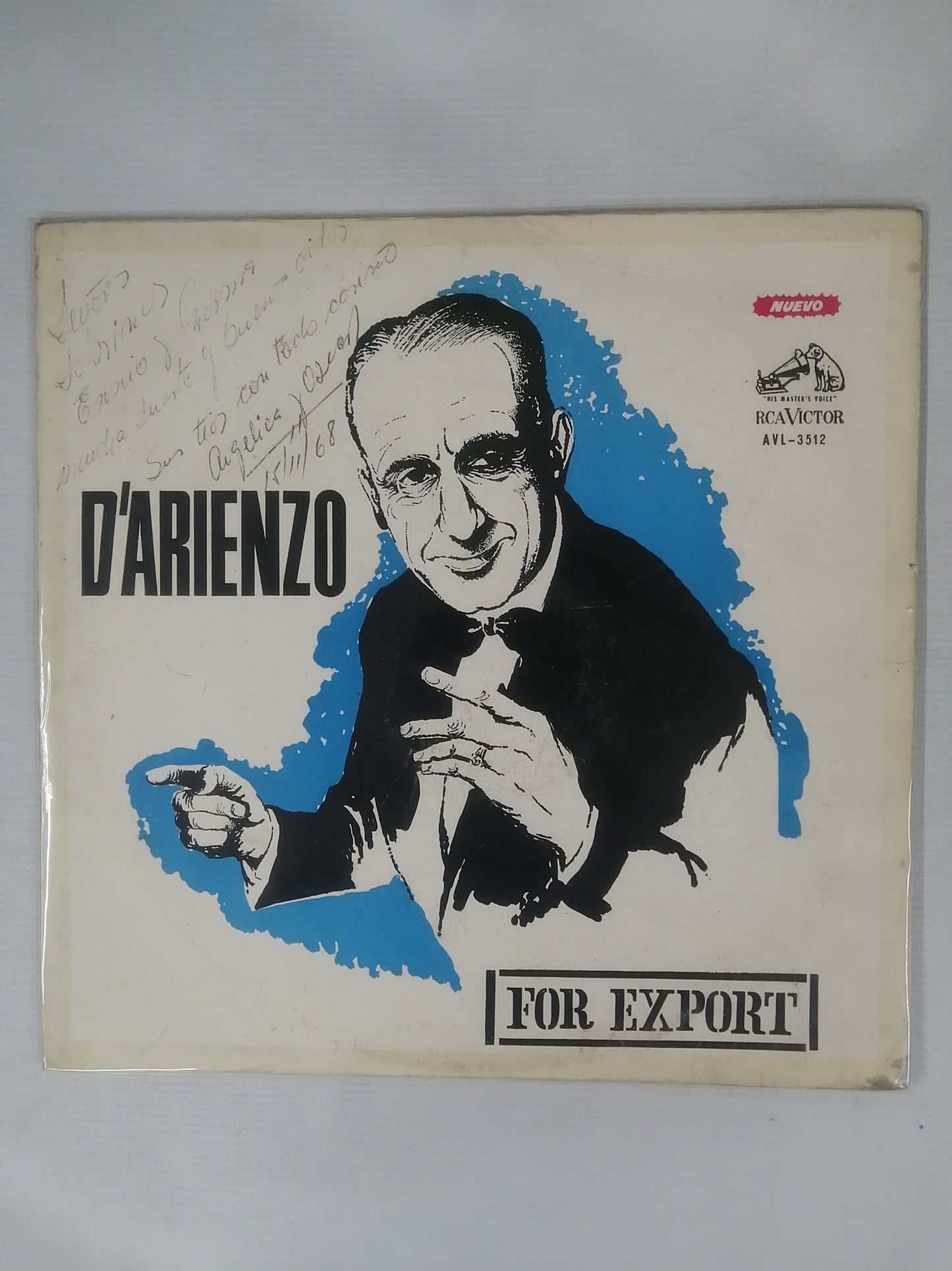 LP JUAN D´ARIENZO - D´ARIENZO FOR EXPORT