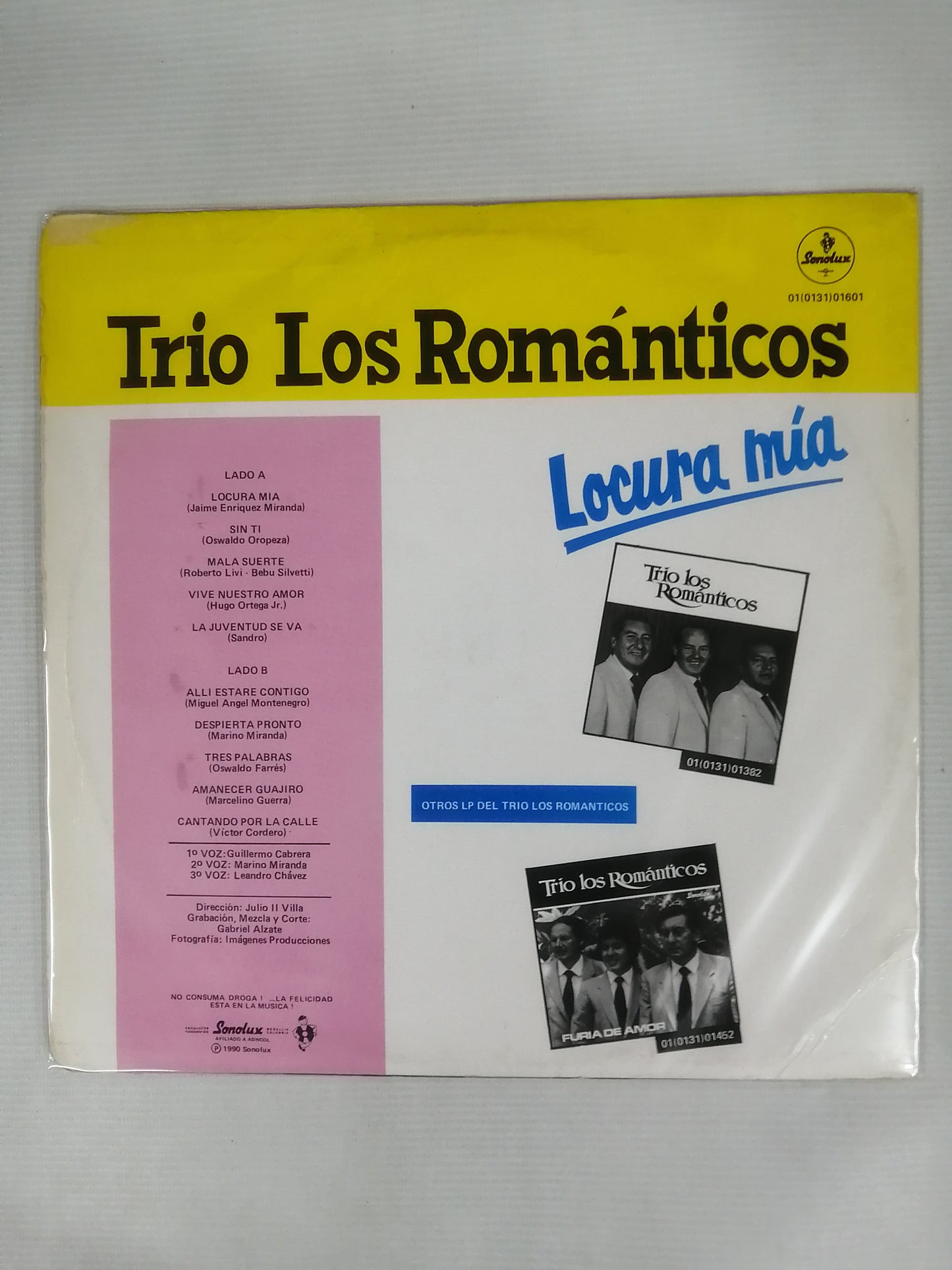 LP TRIO LOS ROMÁNTICOS - LOCURA MIA