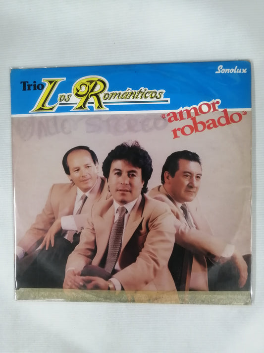 LP TRIO LOS ROMÁNTICOS - AMOR ROBADO