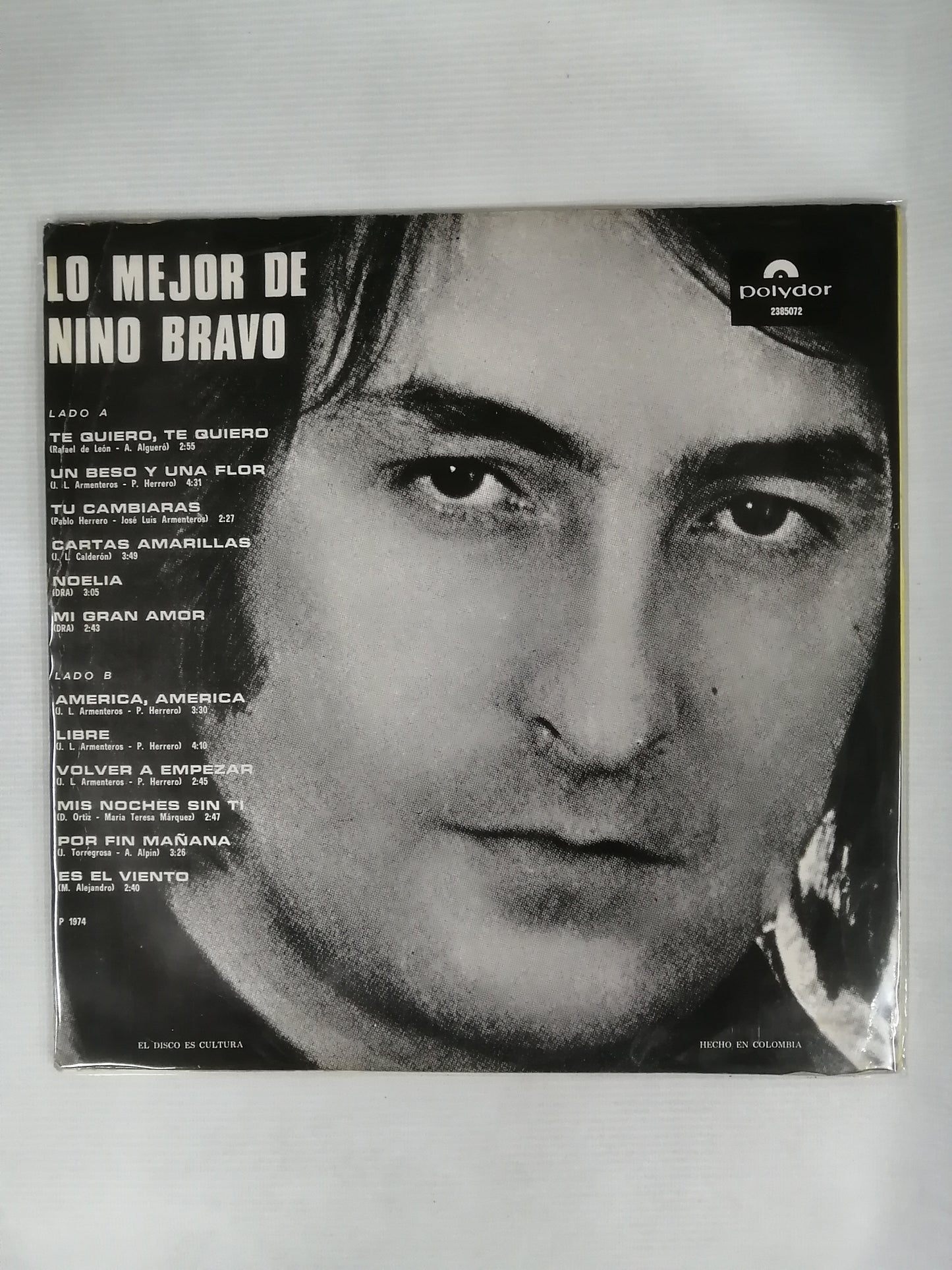 LP NINO BRAVO - LO MEJOR DE NINO BRAVO - SIEMPRE TE RECORDAREMOS