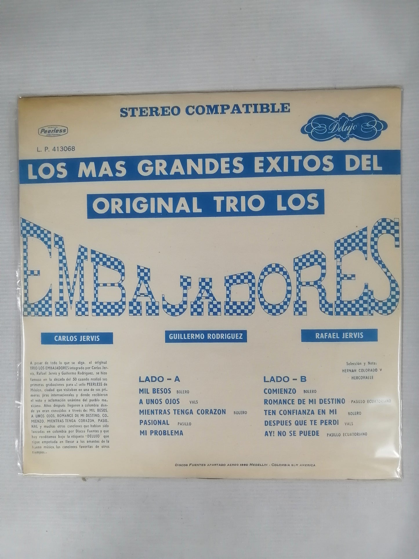 LP TRIO LOS EMBAJADORES - LOS MAS GRANDES EXITOS