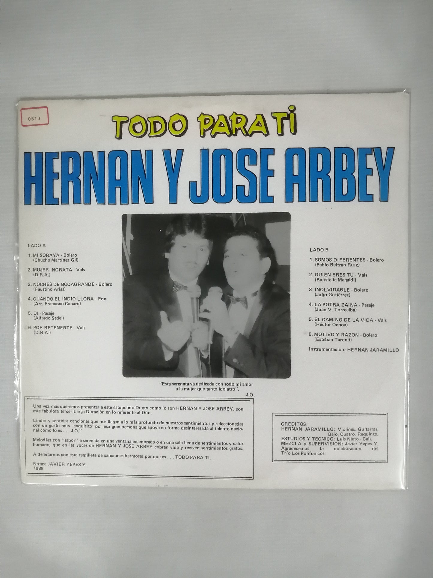 LP NERNAN Y JOSÉ ARBEY - TODO PARA TI