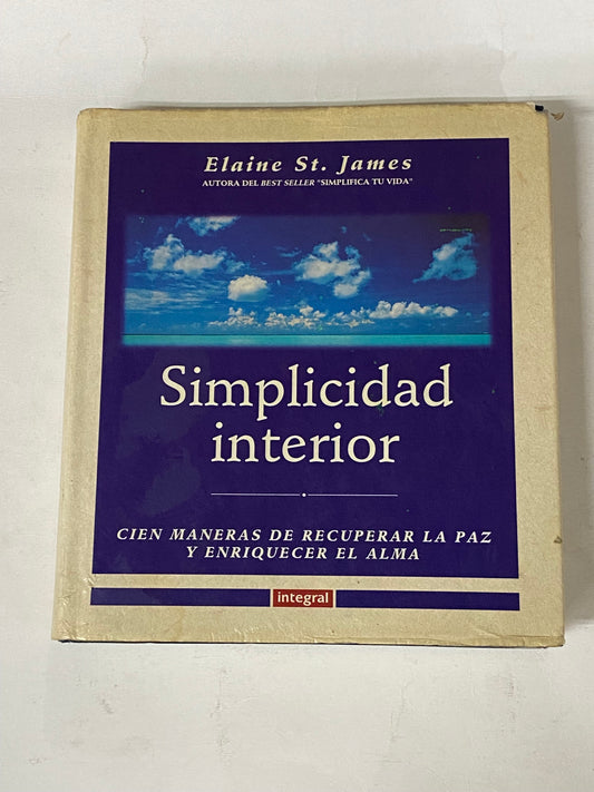 SIMPLICIDAD INTERIOR- ELAINE ST. JAMES