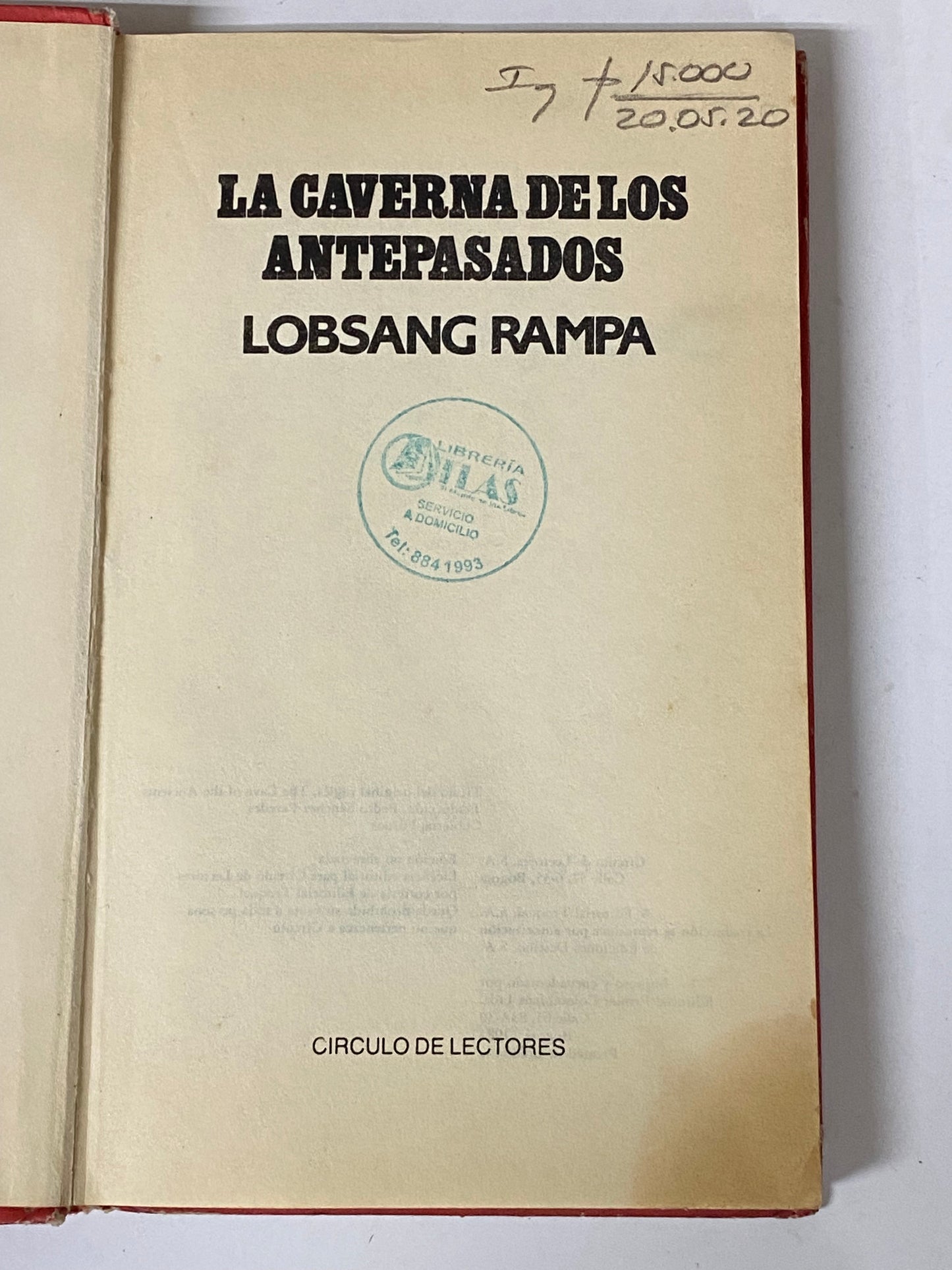 LA CAVERNA DE LOS ANTEPASADOS- LOBSANG RAMPA