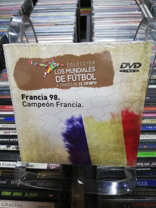 DVD  FRANCIA 98 - COLECCIÓN LOS MUNDIALES DE FUTBOL